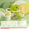 Race Track Toy Climbing Stairs Toys with 3 Dinosaurs Kid