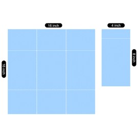 Mint Blue Dinner Napkins Disposable - 50Pack Linen-Feel Paper Napkins with Built-in Flatware Pocket, Prefolded Cloth Like Paper Napkins Bulk For Dinner, Wedding, Party or Everyday Use(Mint Blue)