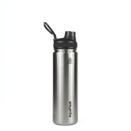 AquaFlask Original Vacuum Insulated Water Bottles 650ml (22oz) Silver Steel