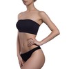 Women's Strapless Bralette Seamless Bandeau Soft Stretchy Non-Padded Bandeau Tube