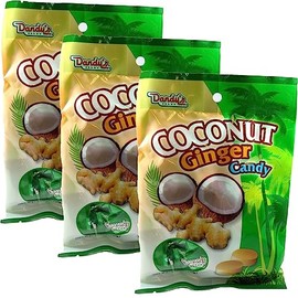 Coconut Ginger Candy 3.5oz 3pk