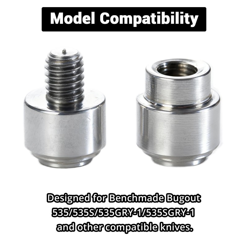 Replacement Thumb Studs Compatible with Benchmade Bugout 535 Series &