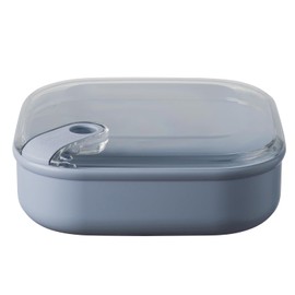 OMADA Design - 1 L Low airtight Food Container with Transparent lid - Made in Italy - Pull Box line