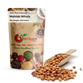 NY SPICE SHOP Mahlab Seed Whole – Raw Spice Mahlepi – Dried Mahlepi - Dry Mahlep Aromatic Traditional Spice for Pastry and Baking – 1 Pound