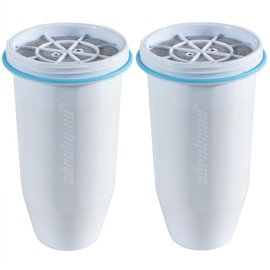 Zeroliquid Replacement Water Filters for Zeroliquid Water Pitchers, Most Advanced 6-Stage 0 TDS System to Remove 99.99% of Lead, Chlorine, Fluoride, Microplastic, Bad Taste and Odor (2 Pack)
