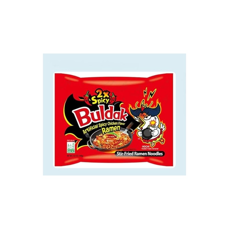 Korea Instant Noodles (CASE SET, DOUBLE SPICY BULDAK)