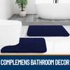 OLANLY Bathroom Rugs 24x16, Extra Soft Absorbent Chenille Bath Rugs,