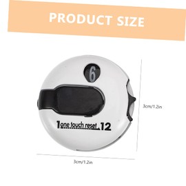 Outanaya Portable Golf Score Counter Hat Clip Durable Scoring Device for Stroke and Putt Tracking Golfing Friends and Family Lightweight and Easy to Use