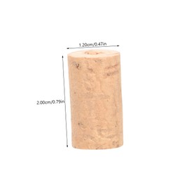 Kisangel 3Pcs Natural Piccolo Corks Protective Instrument Accessories Easy to Install Suitable for Creative Piccolo Players