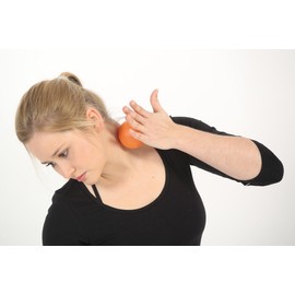 TOGU Actiball Relax luftgefüllter Faszienball Massageball Faszienmassageball, Orange, S, 6 cm ø
