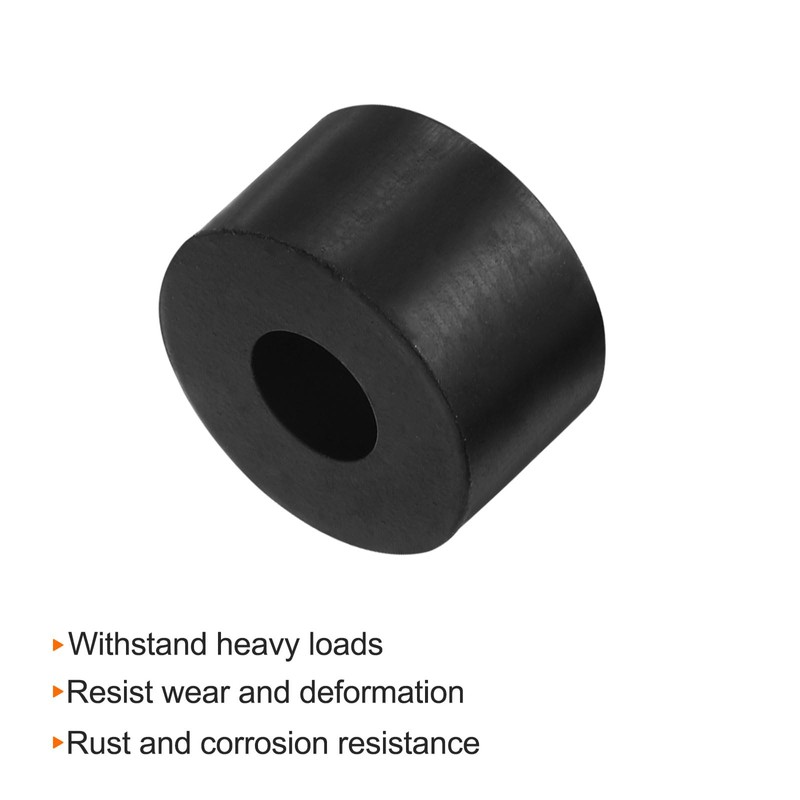 HARFINGTON 8pcs Rubber Spacer 1 Inch OD 0.4 Inch ID