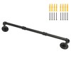 Industrial Pipe Clothing Rack, 30'' Wall Mounted Clothes Garment Rack