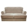 CUCRAF T Cushion Sofa Cover 3 Piece Loveseat Slipcovers, Soft