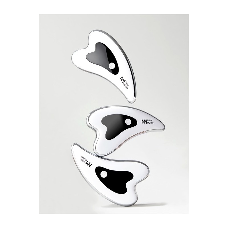 Heart-shaped meridian gua sha lifting facial massager / 하트형 경락