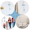 BIUDECO Wooden Fish Pendant Pcs Set Hanging Ornaments for Home