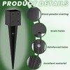 TAYORY 1 Pcs 4"x4" Fence Post Anchor Ground Spike 36"(Actual:
