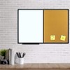 JILoffice White Board & Bulletin Corkboard Combination, Combo Board 36