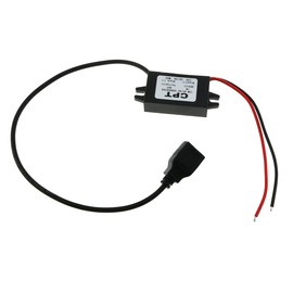E-outstanding DC Converter 12V to 5V 3A DC-DC Converter Step Down Adapter with USB Plug for Car DC Buck Module