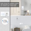 CNBINGO WLAN Dimmschalter mit Schuko Steckdose unterputz - Smart Touch