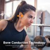 LOBKIN Bone Conduction Headphones Swimming IPX8 Waterproof Headset MP3 Mode