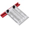 T Rule Stainless Steel Silver Scribing Ruler Woodworking Measuring Tool