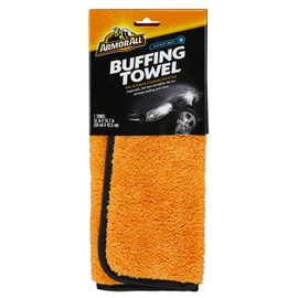 Armor All Car Buffing Towel, Microfiber Towel for Buffing and Shining Cars, Trucks and Motorcycles