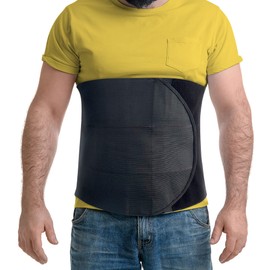 Plus Size Abdominal Binder Post Surgery Tummy Tuck | Postpartum Belly Band Wrap Binder | Post C Section | Stomach Compression Hernia Belt For Men Women After Pregnancy, Hysterectomy (4XL)