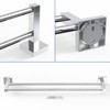 RUACQ Double Towel Bar, 24 Inch Towel Racks for Bathroom