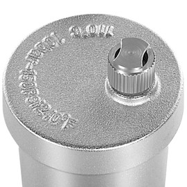 Automatic Float Valve, 1/8’’ Male NPT Thread Air Bleeder Release Vent Valve with Nickel Plated for Heavy-Duty, Automatic Air Vent Valve with Male Thread for Hot Water Radiator Boiler Heat System