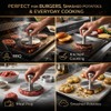 Wonderful Cuisine Premium Stainless Steel Smash Burger Press, Heavy Duty