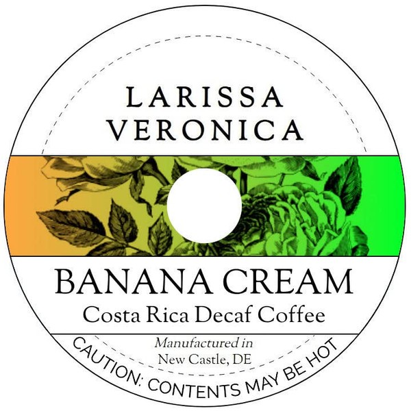Banana Cream Costa Rica Decaf Coffee (Single Serve K-Cup Pods)