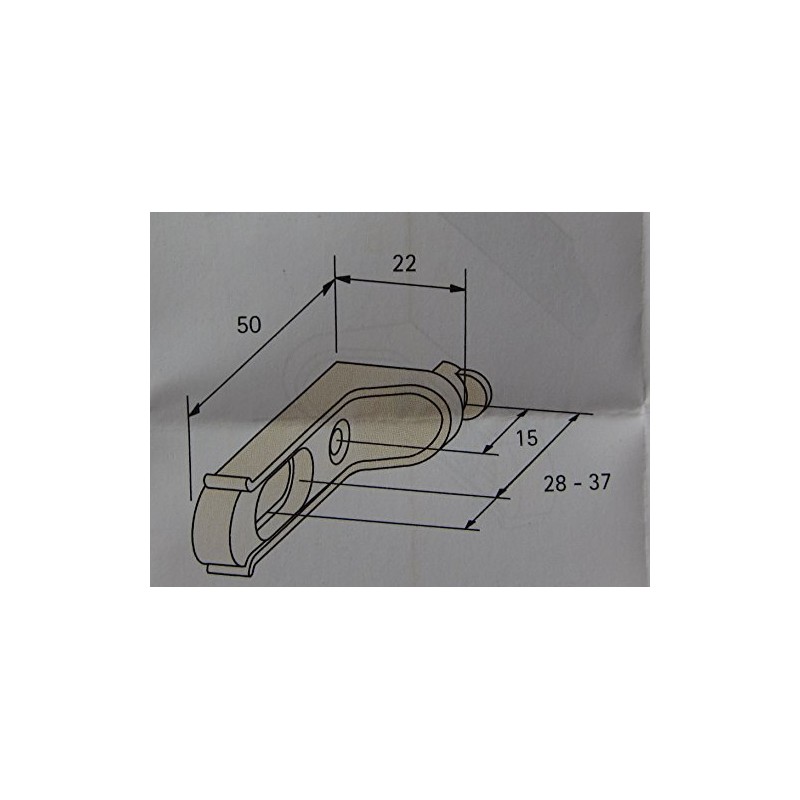 Hettich Back Panel Connectors RV 1, Set of 8 Wall