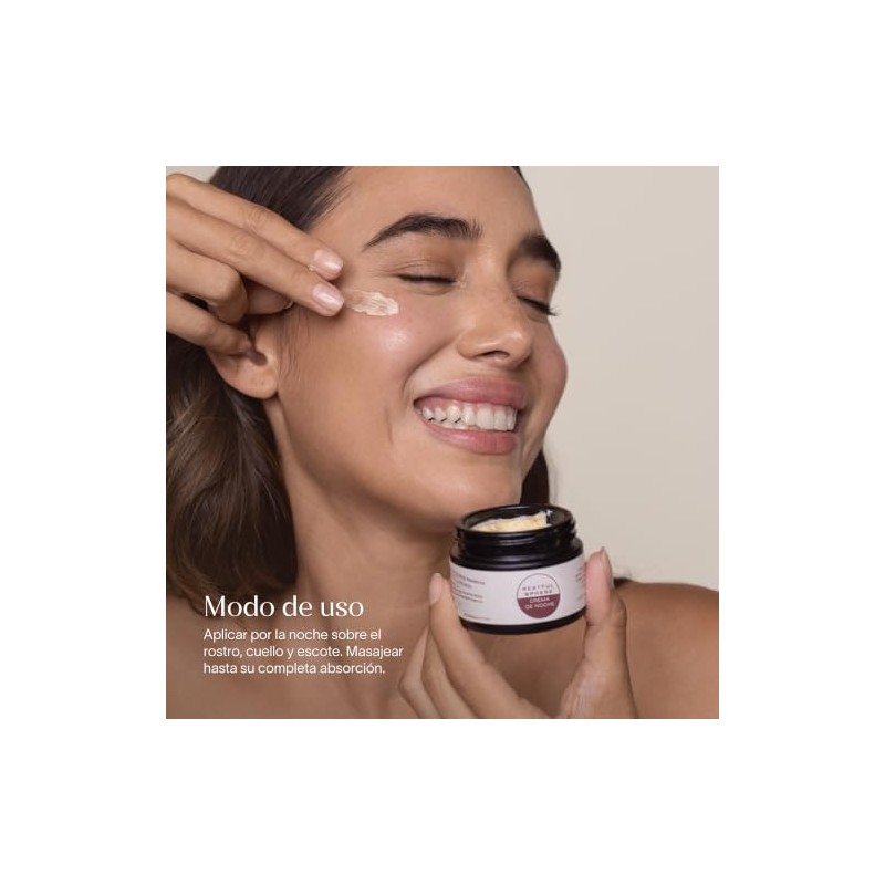 Crema Noche Restful Sphere Hidratación Regeneradora Karité Coenzima Q10 Rosa