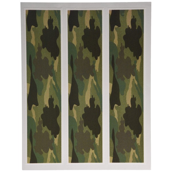 Camouflage Camo Edible Icing Image Cake Strips Side Edge Decoration 3pc by Whimsical Practicality
