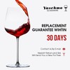 Yaschmo Red Wine glasses Set of 4, 24oz Large Wine