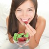 Fruidles Watermelon Gummi Slices Candy, Delicious Sugar Coated Fruit Flavors