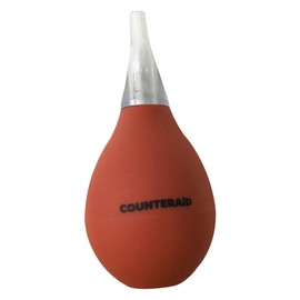 Washable and Reusable, Nasal Aspirator, Ear Wax Syringe, Ulcer Syringe, Bulb Syringe for Babies and Infants, with Tip Which Can Be Taken Apart for Easy Cleaning, 4 Pack - by CounterAid