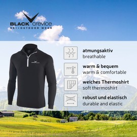 Black Crevice Men's Ski Jacket Multi-Coloured black/white Size:L