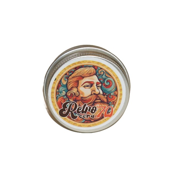RETROCERA Mustache Wax (0.5 oz Travel Pack, RetroCera 70)