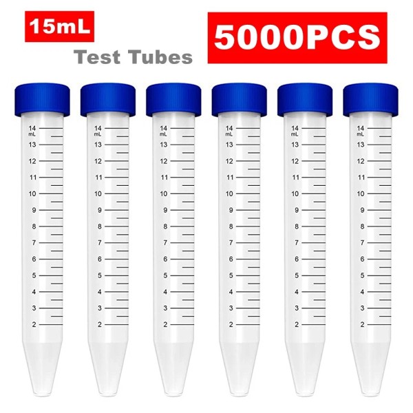 Membrane Solutions 15ml Conical Centrifuge Tubes Sterilized,Fal - 500pcs