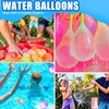 STFYUG 555 Pieces Water Bombs Self-Closing, Colourful Water Balloons with