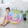 AiMMei Swimming Ring for Adults and Children, Float with Backrest,