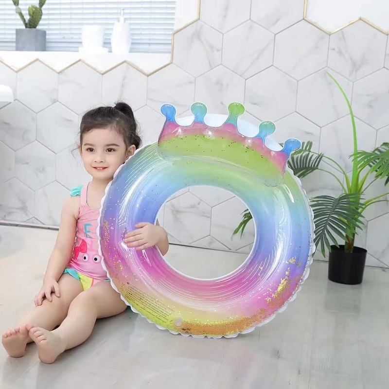 AiMMei Swimming Ring for Adults and Children, Float with Backrest,