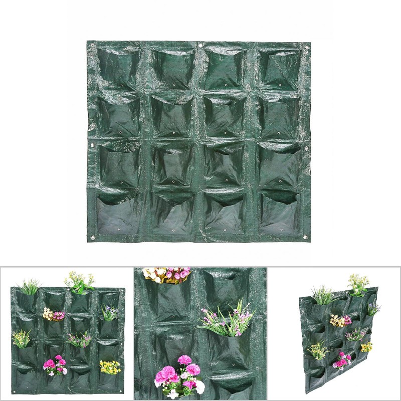 Vertical Garden Plant Growing Container Bag Greening Flower Wall Hanging