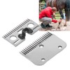 2Pcs 21 Teeth Horse Clippers Blades Carbide Abrasion Resistance Horse
