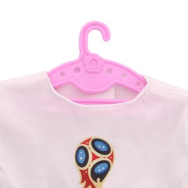 VICASKY 10pcs 18 Useful Clothes Hanger Simple Doll Clothes Hanger 18 Inches Dolls Hanger Dolls Accessory Hanger