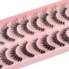 3D False Eyelashes, Natural Eyelashes, Pure Handmade Natural Look, Fluffy