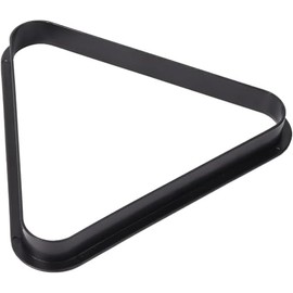 Sinsilvie 2",1 7/8" or 1 1/2" Snooker, Pool or Billiards Triangle Ball Rack for 15 Ball,Black Plastic 8 Ball Triangle (For 2" Ball（50.8mm）)