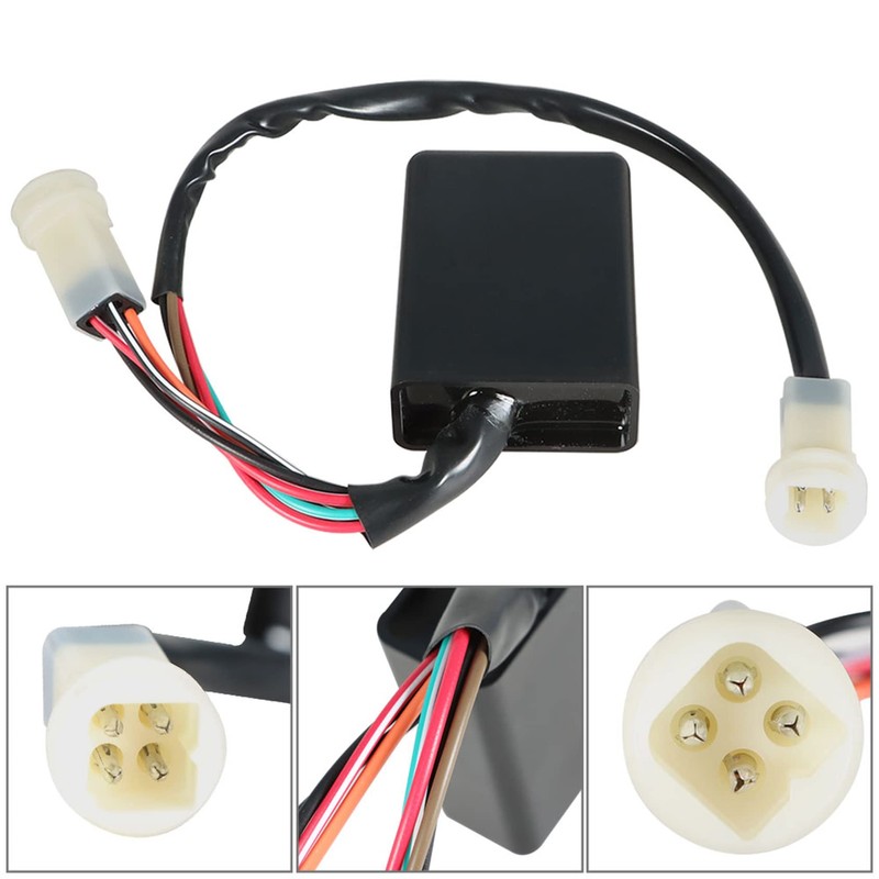 Black CDI Module Replacement for Box YTM 225 Tri-Moto YFM