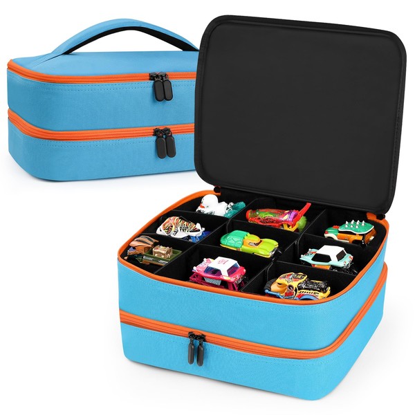 Madcat Carrying Case Compatible with 18 Monster Jam Trucks, Portable